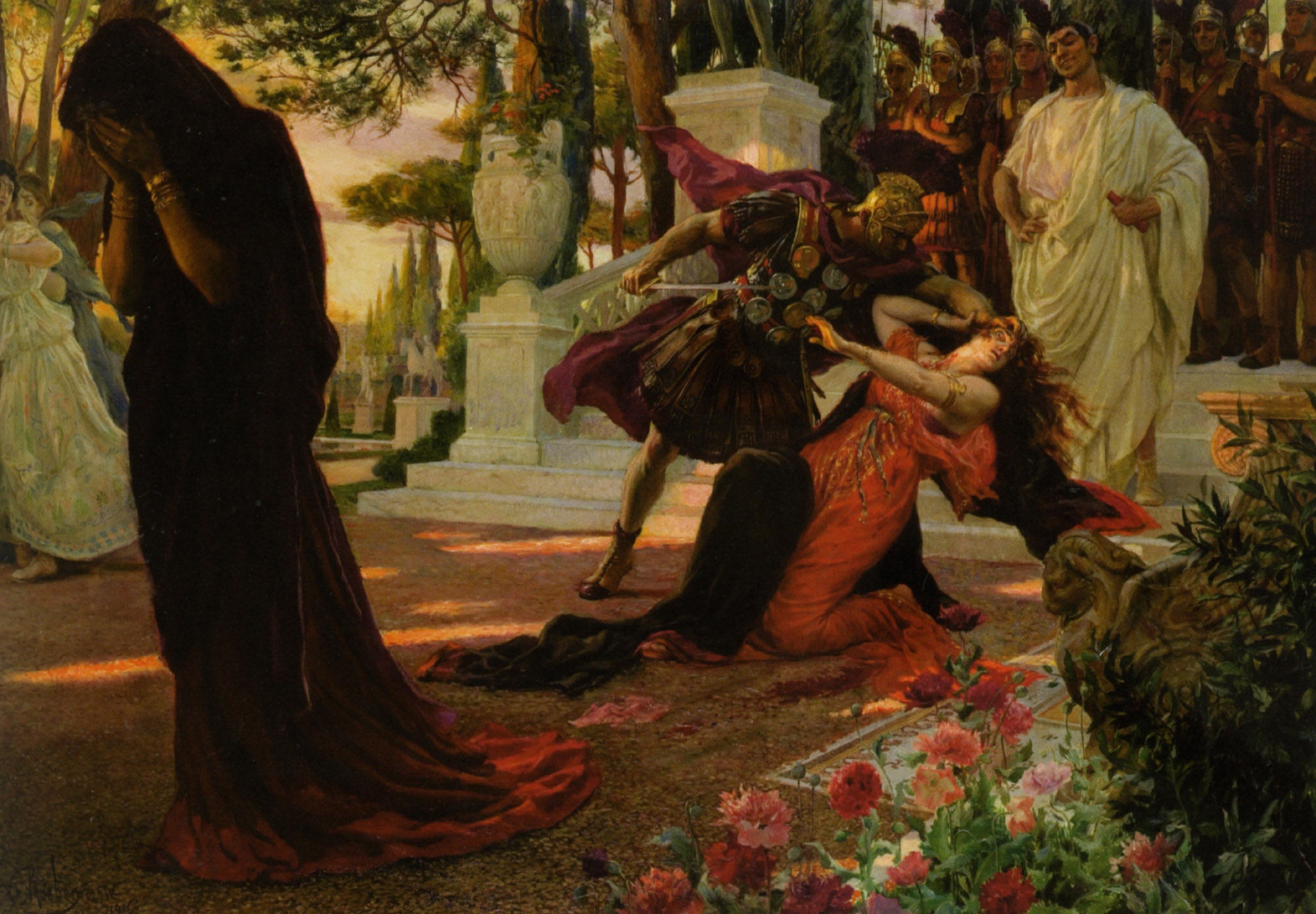 The Death of Messalina, Georges Antoine Rochegrosse (1859-1938)