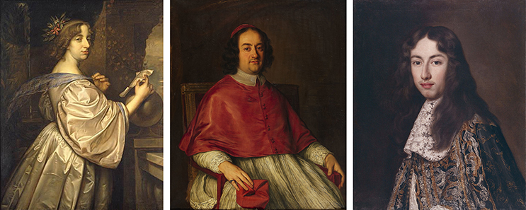 Three owners of the Flora plaque: Queen Christina of Sweden (1626 –1689); Decio Azzolini (1623 –1689); and Livio Odescalchi (1652 – 1713)