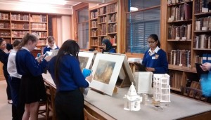 Viewing Turner’s watercolours in the Print Room with Dr Caroline Palmer