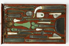 Drawer containing contents of a tool kit