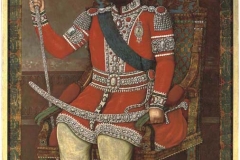 Muhammad Shah with elements of European dress
