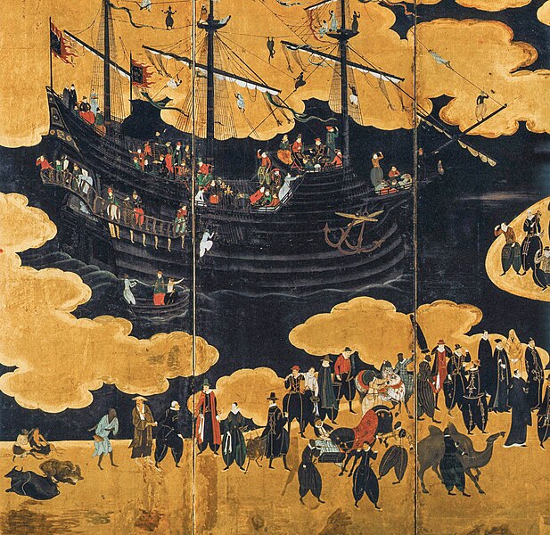File:Nanbansen Carrack by Kano Naizen.jpg